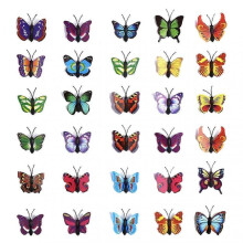 50Pcs Butterfly Push Pins Compact and Lightweight Office School DIY Supplies New Arrival