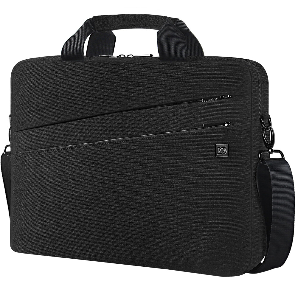 17 Inch Waterproof Laptop Briefcase Shoulder Bag Notebook Bag Business For 1717.3 Inch Notebook/Dell/Acer/Hp/Msi/Asus, 17 17.3 Inch Black 9382693602923