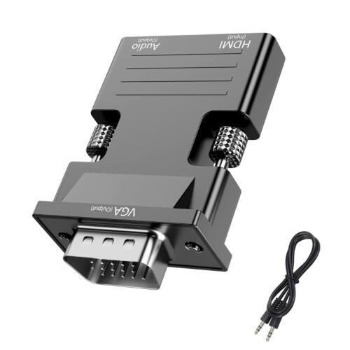 Μετατροπέας προσαρμογέα συμβατός με VGA σε HDMI 1080P Προσαρμογέας συμβατός