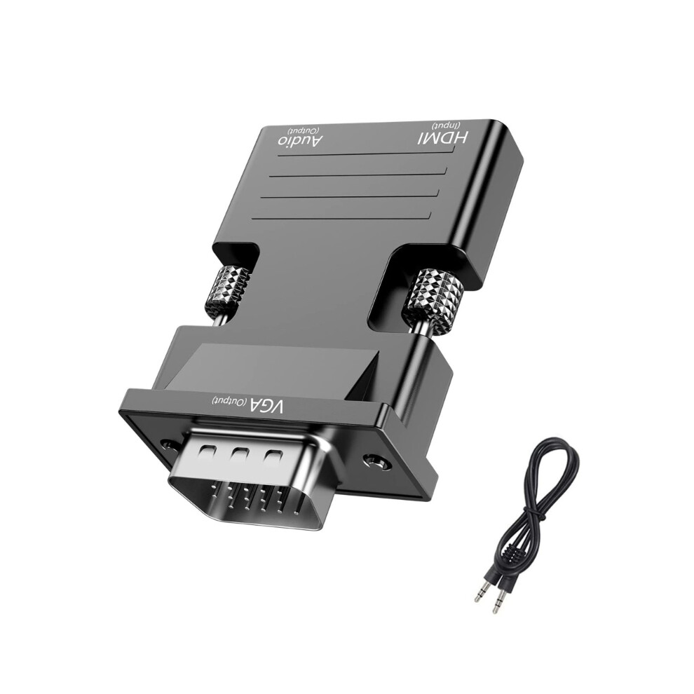 Vga To Hdmi-Compatible Adapter Converter 1080P Hdmi-Compatible Female To Vga Adapter For Pc Laptop Hdtv Movie Projector 6935161468489