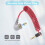Cable adaptador de parche macho a macho de ángulo recto de 3,5 mm para cable de micrófono de micro tipo micro BYVIDEOMIC GO 6