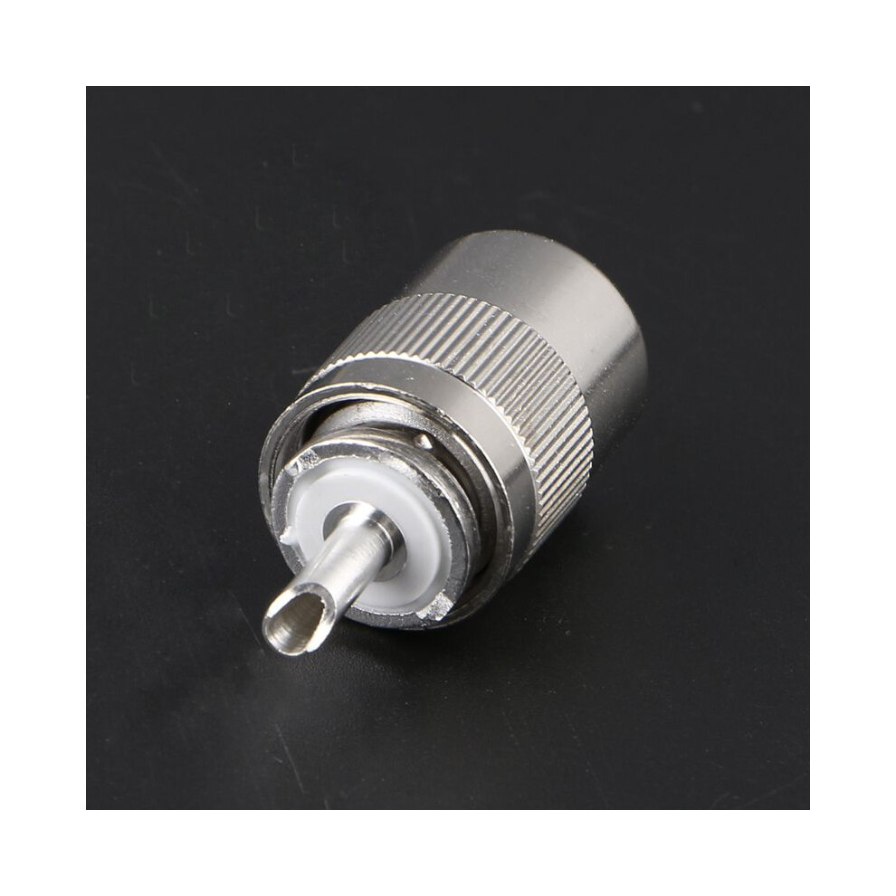 Uhf Male Pl259 Plug Solder Rg8 Rg213 Lmr400 7D-Fb Cable Connector Silver 6935161466171