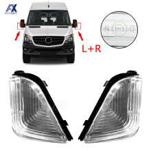 2x linker rechter Türspiegel Flügel Fahrer-Beifahrer-Anzeigeobjektiv für Mercedes Sprinter VW Crafter 06-17 2E0953049A 2E0953050A