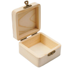 1PCS Holzaufbewahrungsboxen Schlichte Verpackungsaufbewahrung Geschenkbox Natürlicher Handgemachter Log Glatte Heimlagerungsorganisation 8X8X4,5 cm