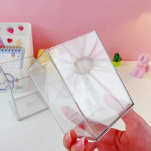 Acryl-Organizer für Kosmetik Transparenter Augenbrauenstift-Pinselhalter Make-up-Organizer-Boxen Pinselbehälter Aufbewahrungsbox