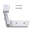 Wall Mounted Folding Clothes Hook Wall Hook Concealed-Silver 1