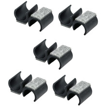 10er-Pack stabile Stuhlgleiter aus Kunststofffilz, Zubehör-22mm