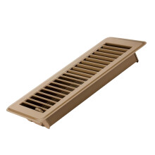 Metalen ventilatieroosters in de vloer Gemakkelijk-Bruin.