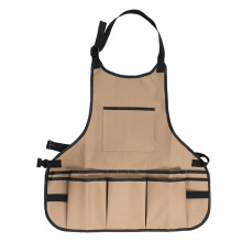 Gardening Tool Apron Waterproof Durable Fabric with 14 Pockets Adjustable Fit for Men and Women
