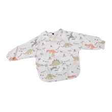 Langes Ärmel Wasserdichter Baby-Lätzchen Dinosaurier Größe S 41cm Kleinkind Weiches PU