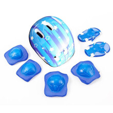 Knee Pads Elbow Pads Wrist Guards Helmet 7Piece Skateboard Protective Gear Set Thickened Shockproof for Boys and Girls