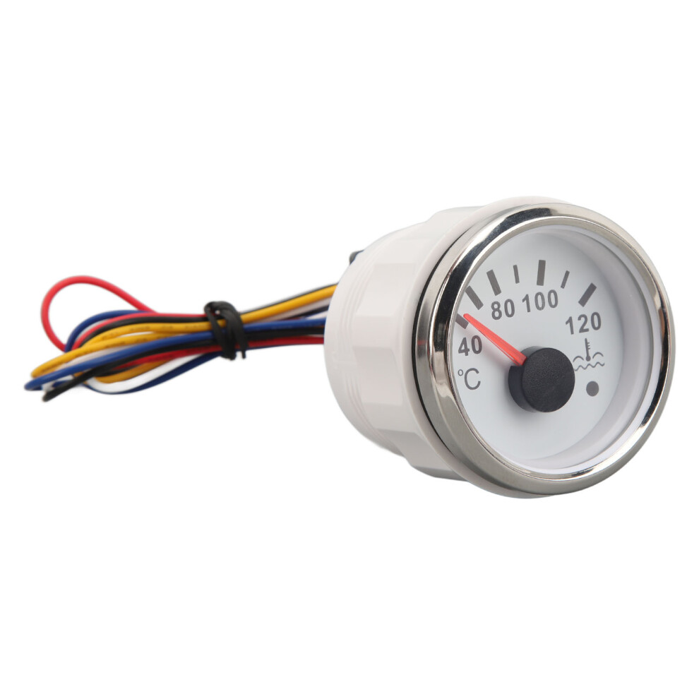 Bezel Water Temp Gauge 52Mm With Colorful Backlight For Rvs Silver 8171368980654