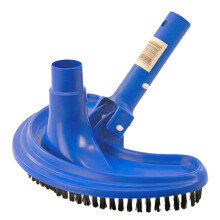 Pool Vacuum Head with Heavy Duty Brush for Enhanced Cleaning and Universal Hose Compatibility
