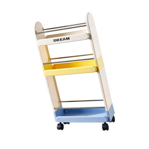 Portable Kitchen Bathroom Cart Multi Layer Shelving Unit-color