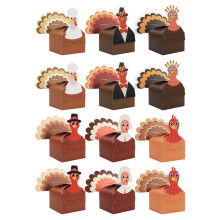 Holiday Gift Packaging Boxes Featurings Thanksgiving Turkey