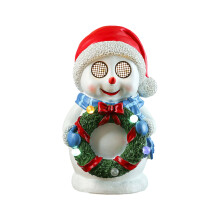 Leuchtende Weihnachts-Spieluhr, Kunstharz-Figur, Spieluhr für-B