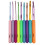 9Pcs ABS Handle Crochet Hook Knitting Crochet Hook Ergonomic 1