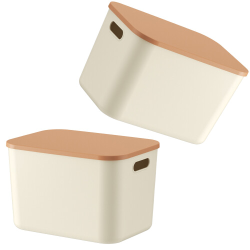 User friendly Cream Colored Storage Box Lid-Extra large size
