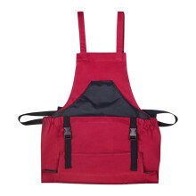Adjustable Fruit Picking Bag Garden Apron Storage Pouch Canvas Quick Release Easy to Use Red Farm Helper Tool