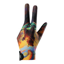 Pool Gloves Left Hand 3Finger Pool Mittens, Adjustable Comfortable Cue Sport Accessories, For Cyclists Youth Men Women