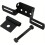 Adjustable Motorcycle License Plate Bracket Universal Folding Tail Light Bracket Replacement Part Mount Holder 3