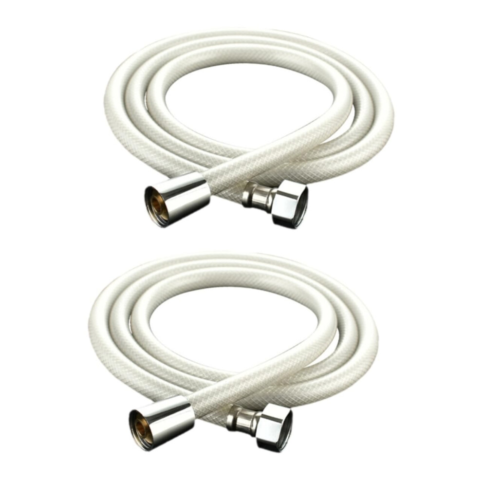 Pvc Shower Hose Bathroom Hose Bathroom Connection Hose Bathroom Hose Extension Spray Hose White Pack Of 2 9347817902464