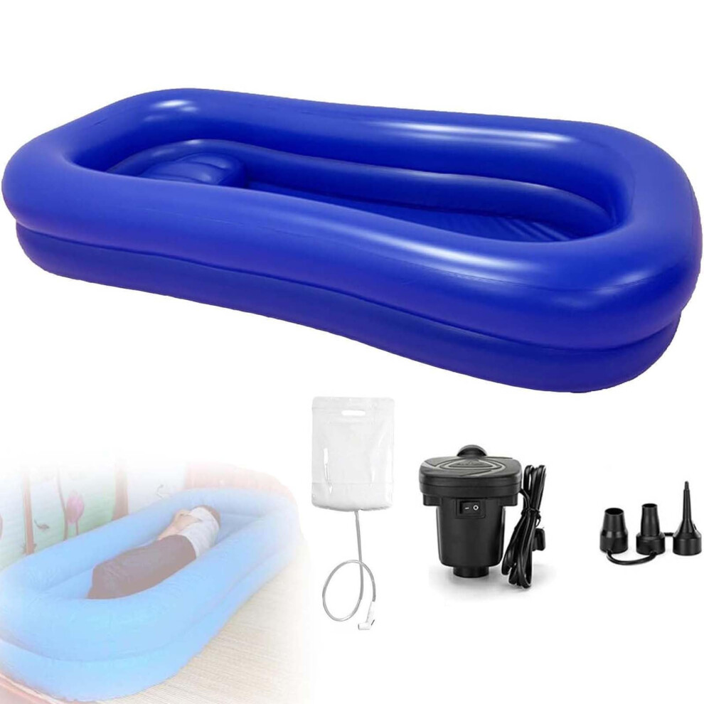 Inflatable Bath Aid PVC with Pump for Bedridden Patients