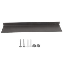 Floating Shelf Industrial Strength For Heavy Duty Use, Modern Rustic Design Space-Saving Solution, Wall-Mounted High Quality Space Aluminum Material I