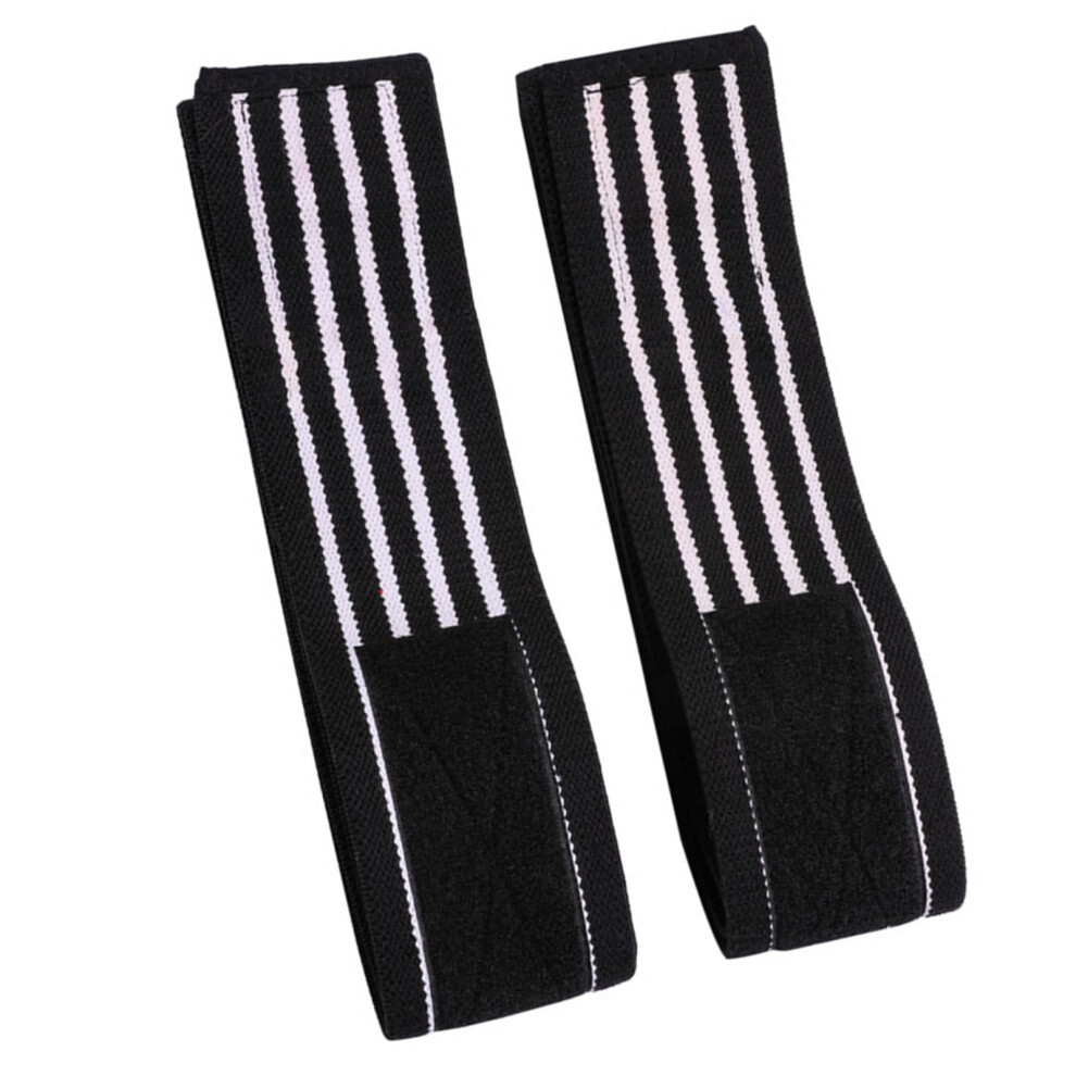 Knee Wraps Unisex 1 Pair With Straps For Squats And Leg Training Compression Wraps For Weightlifting And Powerlifting