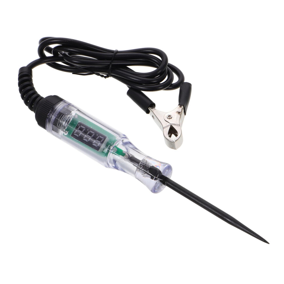 Automotive Circuit Tester Digital Led Car Voltage Tester With Metal Probe For Continuity Test Detector And Network Cable 9426802437294