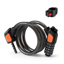 5 Digit Bike Combination Lock, Waterproof Security Bicycle Code Lock for Mountain Cycling