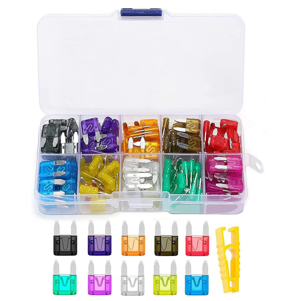 Multifunctional Vehicle Fuses Set 120Piece Colorcoded Fuses Portable Automotive Fuse Kit For Secure Electrical Systems 9347817973907