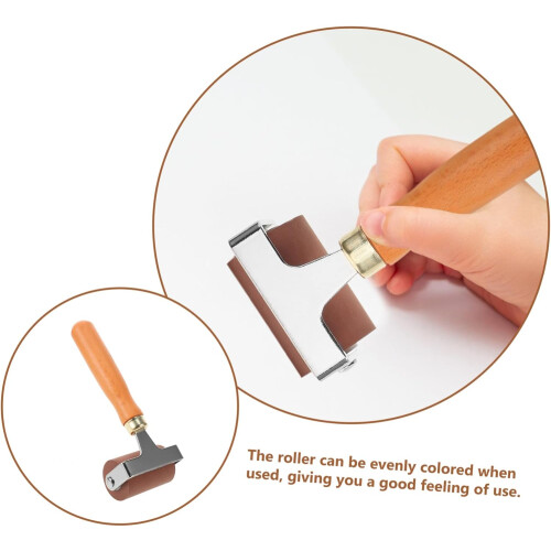 Roller for printmaking cylinder  DIY printing tool glue stick roller 2