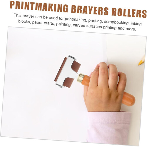 Roller for printmaking cylinder  DIY printing tool glue stick roller 1