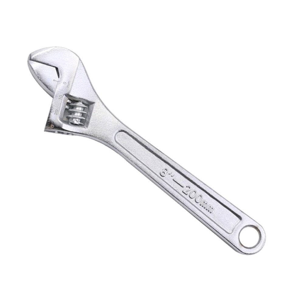 Adjustable Wrench 8 Inch Universal Spanner For Household Plumbing Open Jaw Nut Wrench Manual Tool 9347817903850