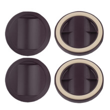 4 Stück Gummi-Rollenbecher, Bettstopper,-Kaffee