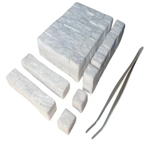 96Pcs Carbon Felt Wick Ceramic Wool Wick Ceramic Fiber 2