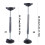 Support de roulement de tige de Support d'armoire de-23 à 37 cm 4