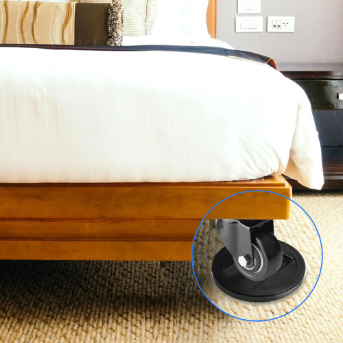 Bouchons de roues de chaise en caoutchouc, 4 pièces, pour-Café 1
