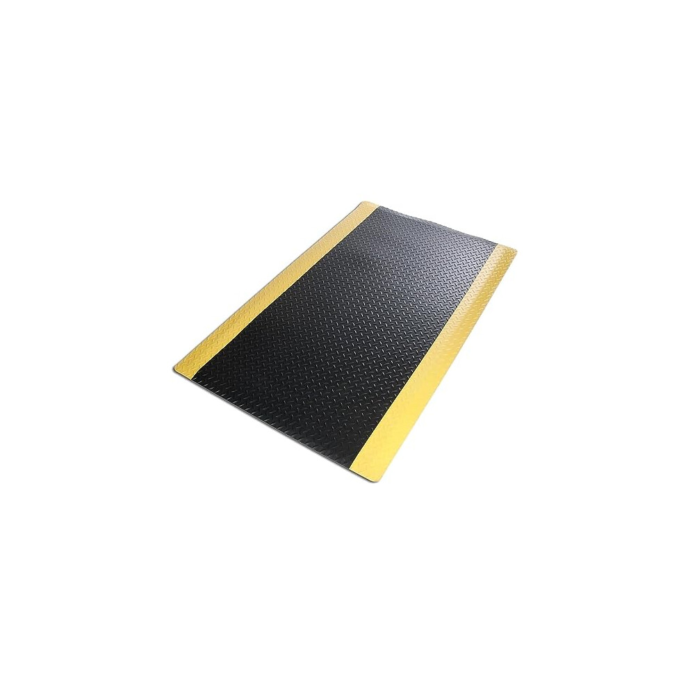 Antifatigue Work Mats Industrial Nonslip Floor Mats 0.8In Thick 60X80cm / 24X31in Black Welded Design For Workshop 9347817904185