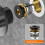 Einfach zu installierende Absperrventile-Packung mit 10 Stück 6