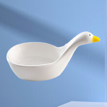 Kreative Cartoon-Keramik-Prägungssauce-Schale – Schwan-Essigsoße 120g