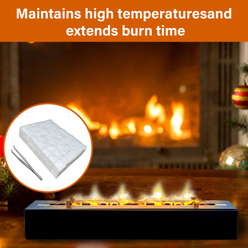 96Pcs Carbon Felt Wick Ceramic Wool Wick Ceramic Fiber 1