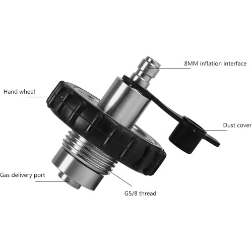 Durability Cylinder Adapter Oxygen Cylinder Head Breather Valves Adapter Reliability Diving Accessory 1