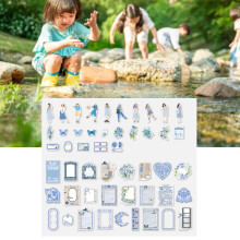 100 Stück Romantische Scrapbooking-Aufkleber, Ästhetische Fotoalbum-Deko