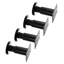 4 Stück robuste, ausziehbare Möbelstützen,-12 bis 18 cm