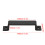 2/4Pcs Black Barn Door Handle Wardrobe Cabinet Door Pulls-2pcs 4