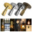 Bouton tournant de lampe, 10 pièces, interrupteurs-Or 5