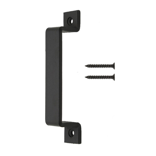 2/4Pcs Black Barn Door Handle Wardrobe Cabinet Door Pulls-2pcs 1