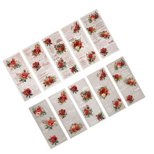 Vintage Scrapbook Paper Kit, 30 Sheets, Rose Aesthetic, Craft Supplies